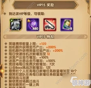 逐风者之怒VIP等级价格详解：探究VIP3具体费用是多少