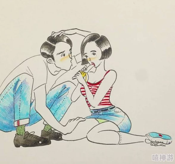 男女一边摸一边做羞羞的漫画，情节发展引发热议，网友纷纷讨论其中的趣味与深意